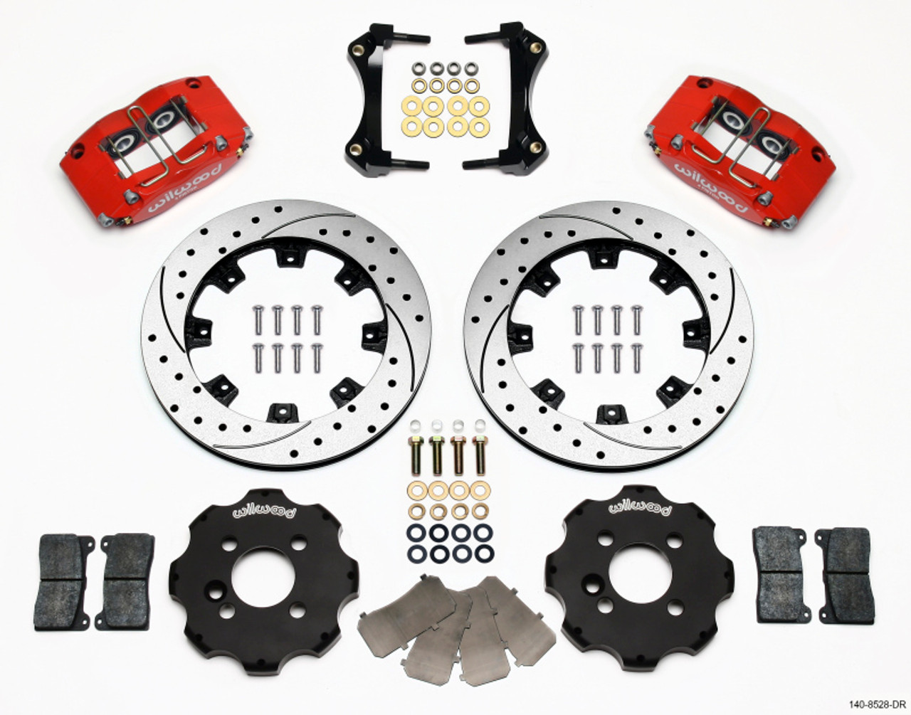 Wilwood Dynapro Radial Front Kit 12.19in Drilled Red Mini Cooper
