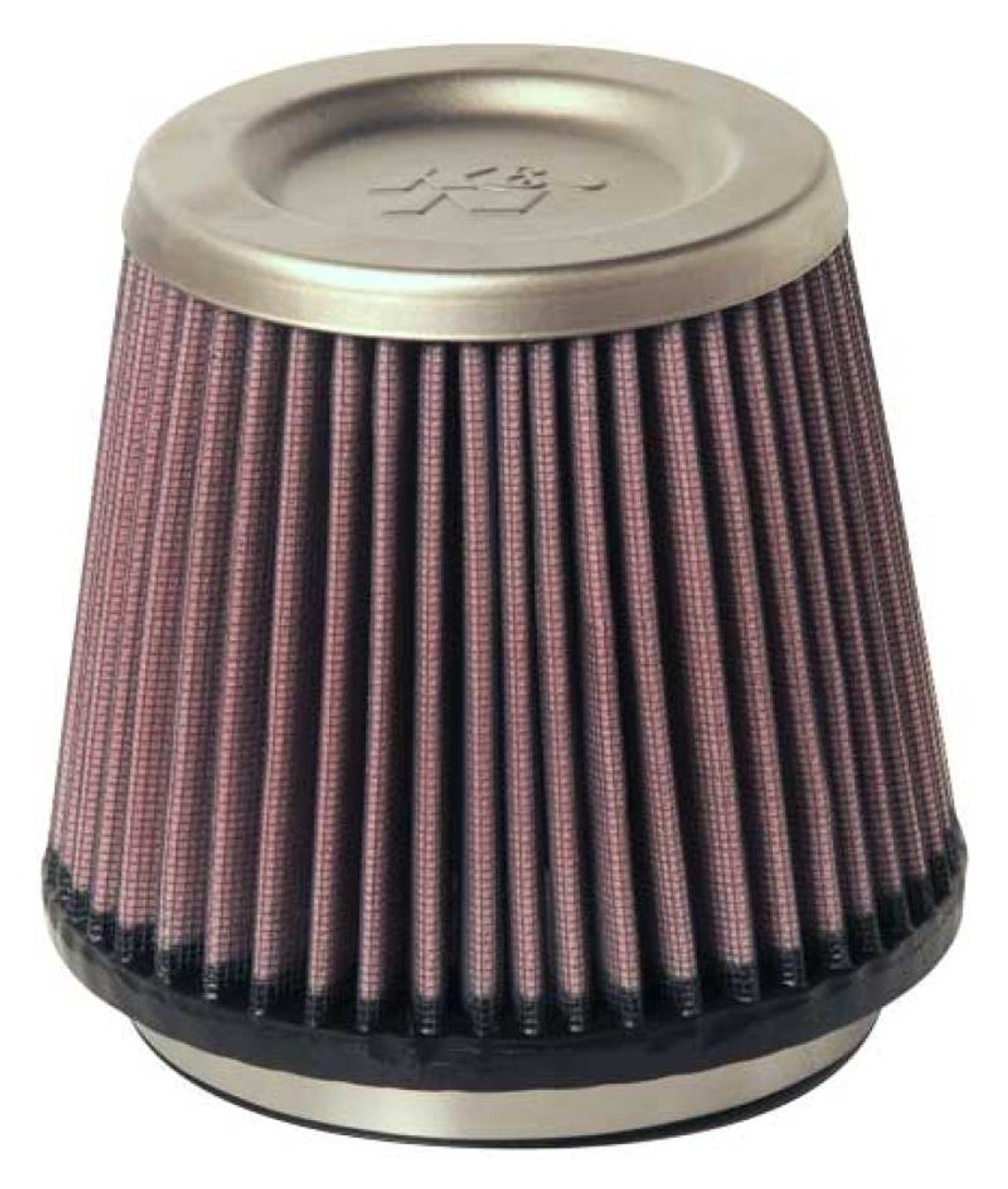 K&N Universal Air Filter Round Tapered Titanium Top 4.5in Top OD x 5.875in Base OD x 5in H
