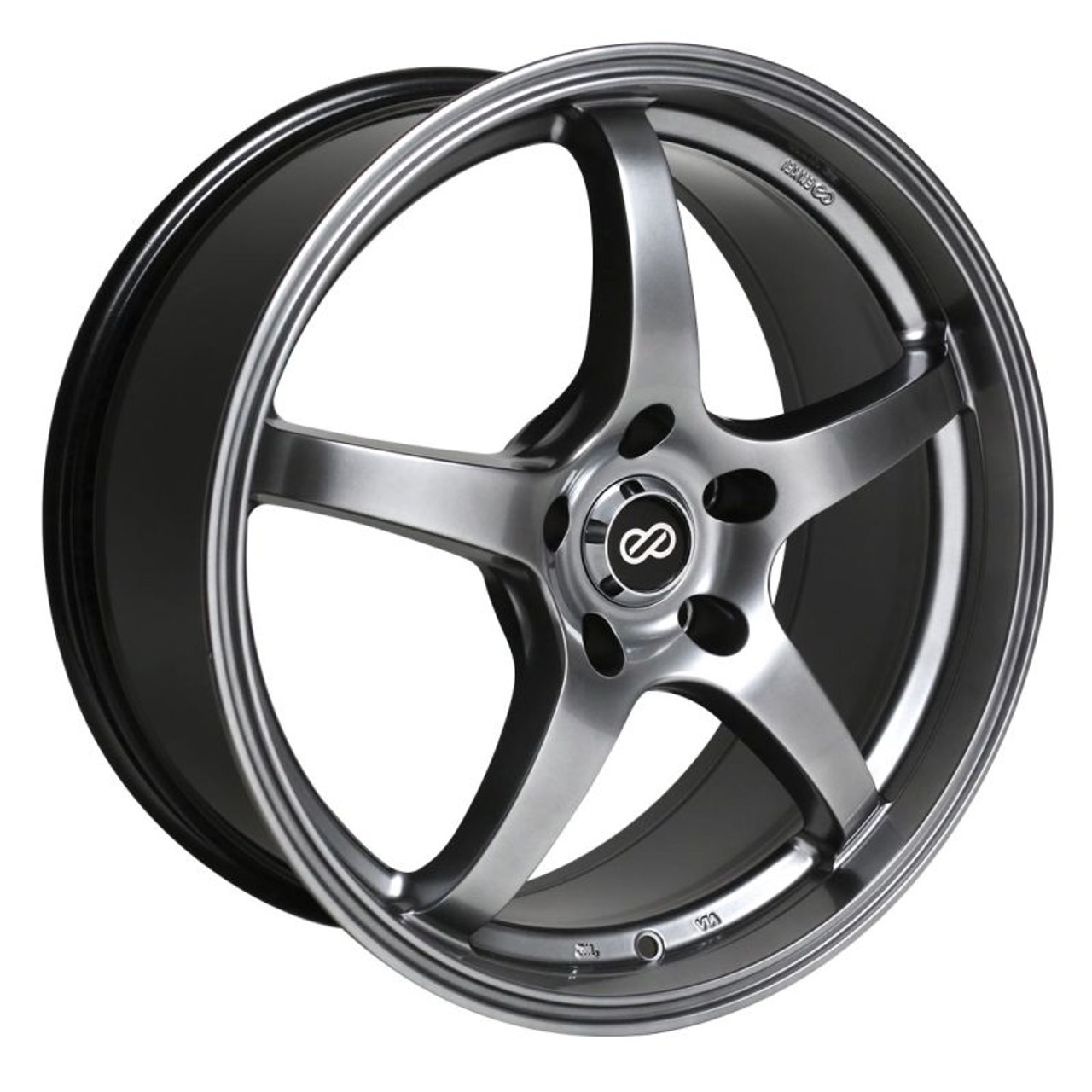 Enkei VR5 15x6.5 38mm Offset 5x114.3 Bolt Pattern 72.6 Bore Dia Hyper Black Wheel