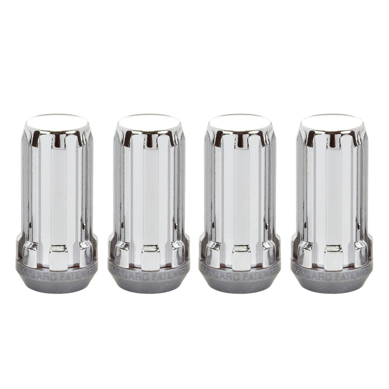 McGard SplineDrive Lug Nut (Cone Seat) M14X1.5 / 1.935in. Length (4-Pack) - Chrome (Req. Tool)