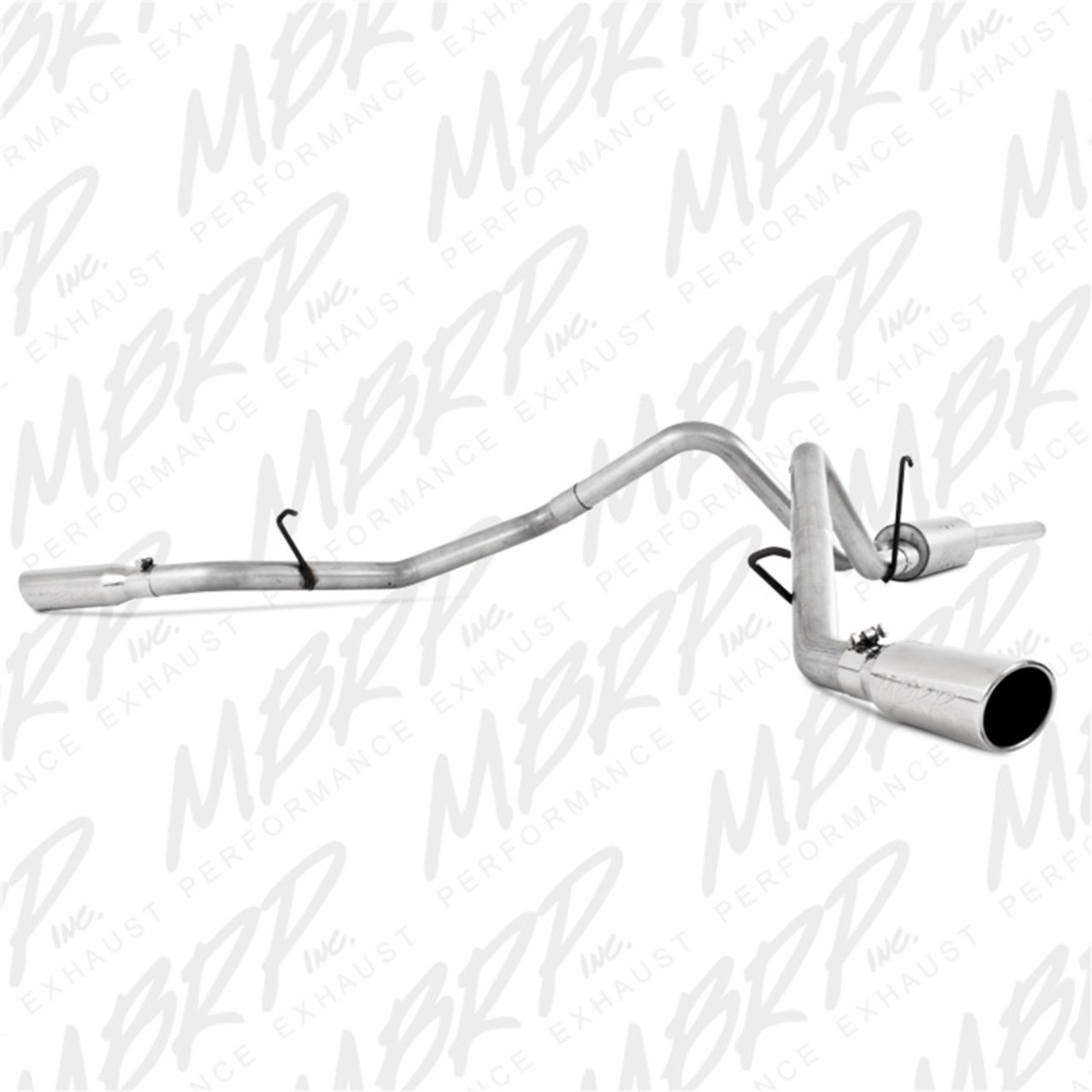 MBRP 2006-2008 Dodge Ram Hemi 1500 5.7L SC/CC-SB Cat Back Dual Split Side mbrpS5128AL
