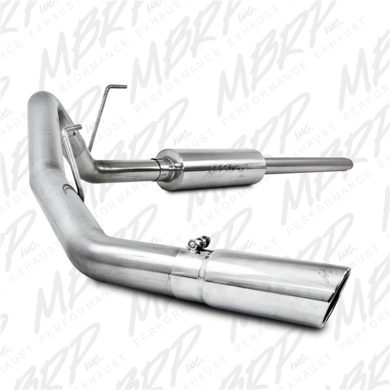 MBRP 2004-2008 Ford F150 EC/CC-SB Cat Back Single Side mbrpS5200409
