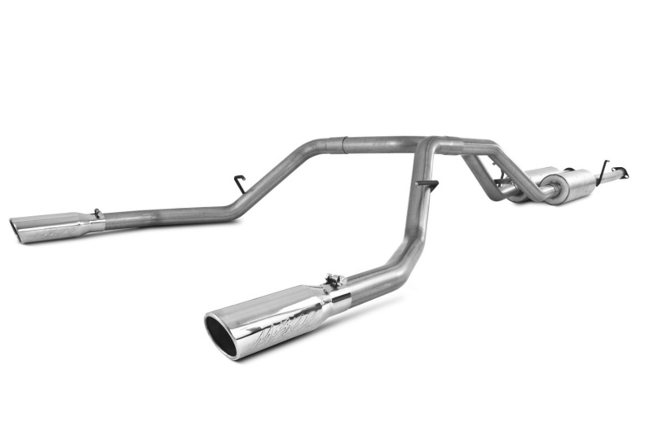 MBRP 2009-2010 Toyota Tundra 5.7L EC-Std. & SB/CC-SB Cat Back Dual Split Rear mbrpS5312AL
