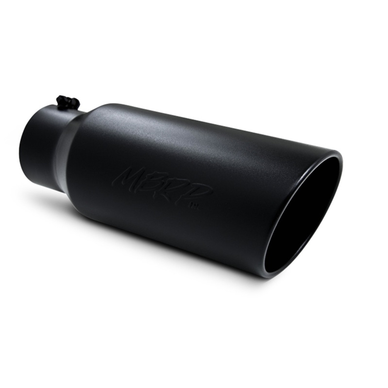 MBRP Universal Tip 7in O.D. Rolled End 5in inlet 18in length Black