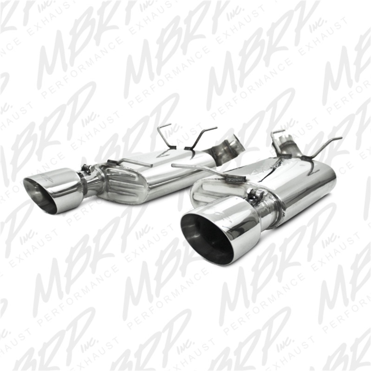 MBRP 11 Ford Mustang GT 5.0 3in Dual Muffler Axle Back Split Rear T304 Exhaust System