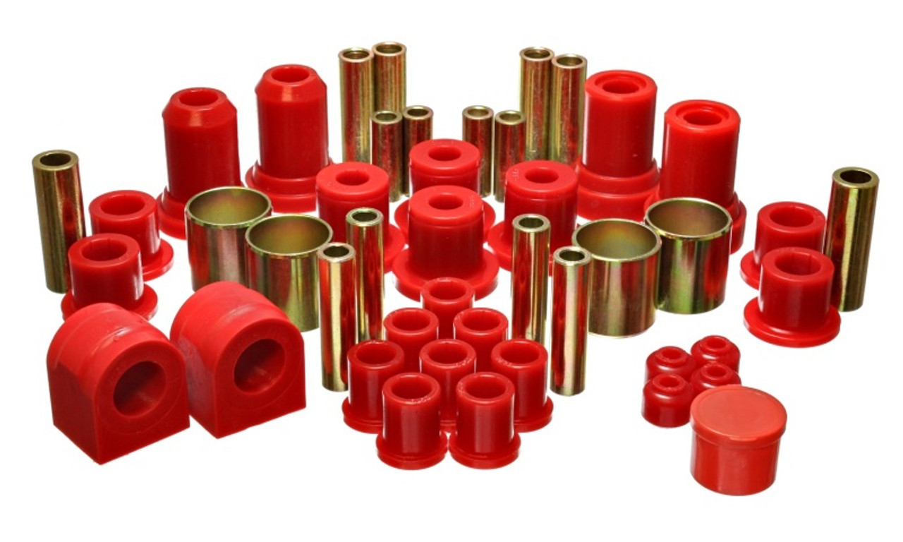Energy Suspension 04-06 Ford F150 Pickup 2WD Red Hyper-flex Master Bushing Set