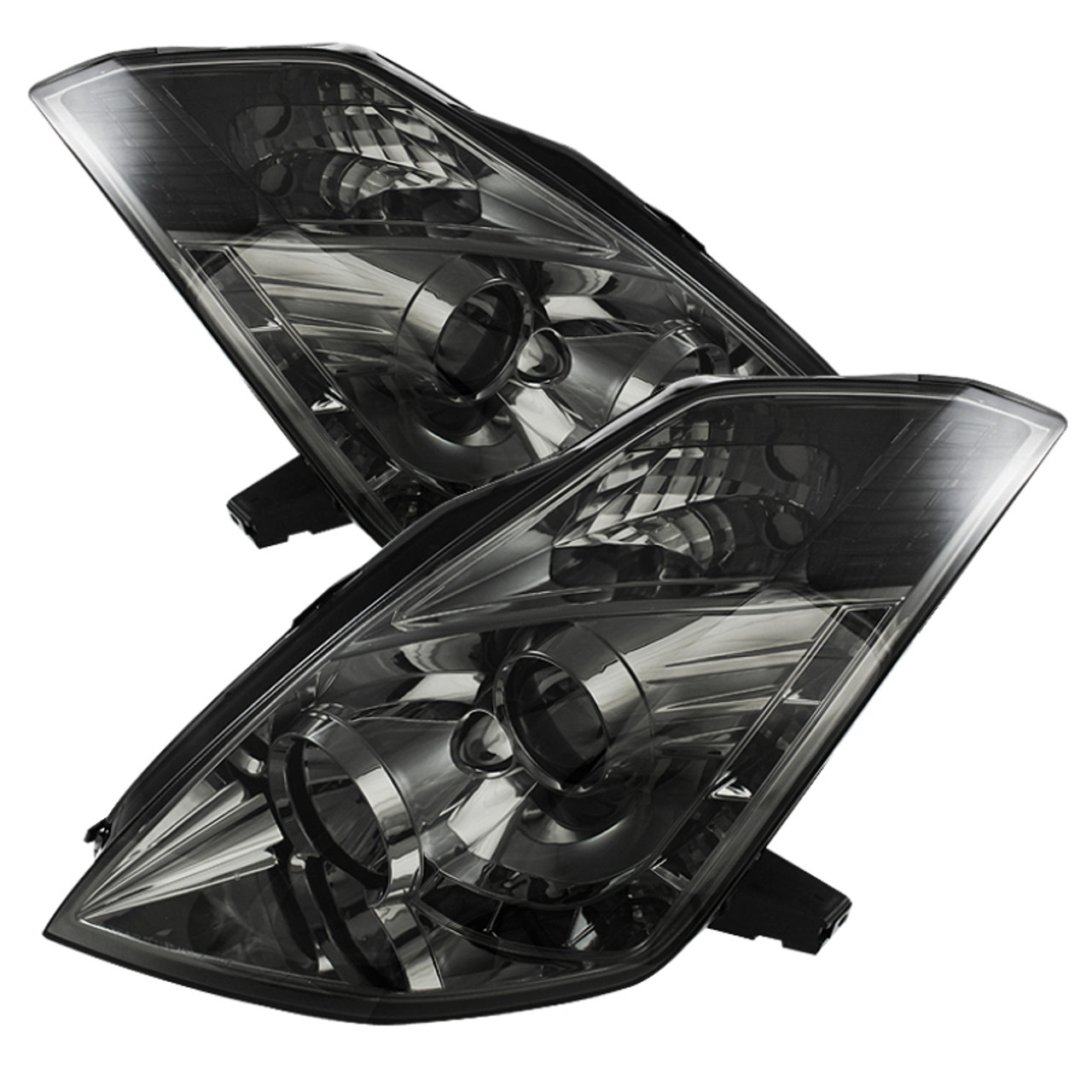 Spyder Nissan 350Z 06-08 Projector Headlights Xenon/HID Model- DRL Smke PRO-YD-N350Z06-HID-DRL-SM