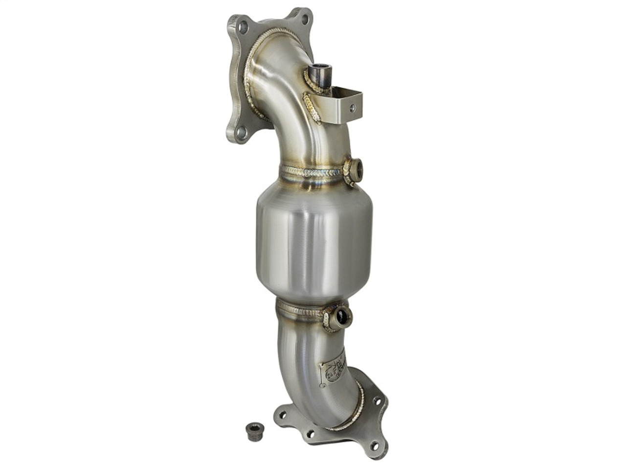 aFe Twisted Steel Down-Pipe Street Series 2017+ Honda Civic Type R I4 2.0L (t)