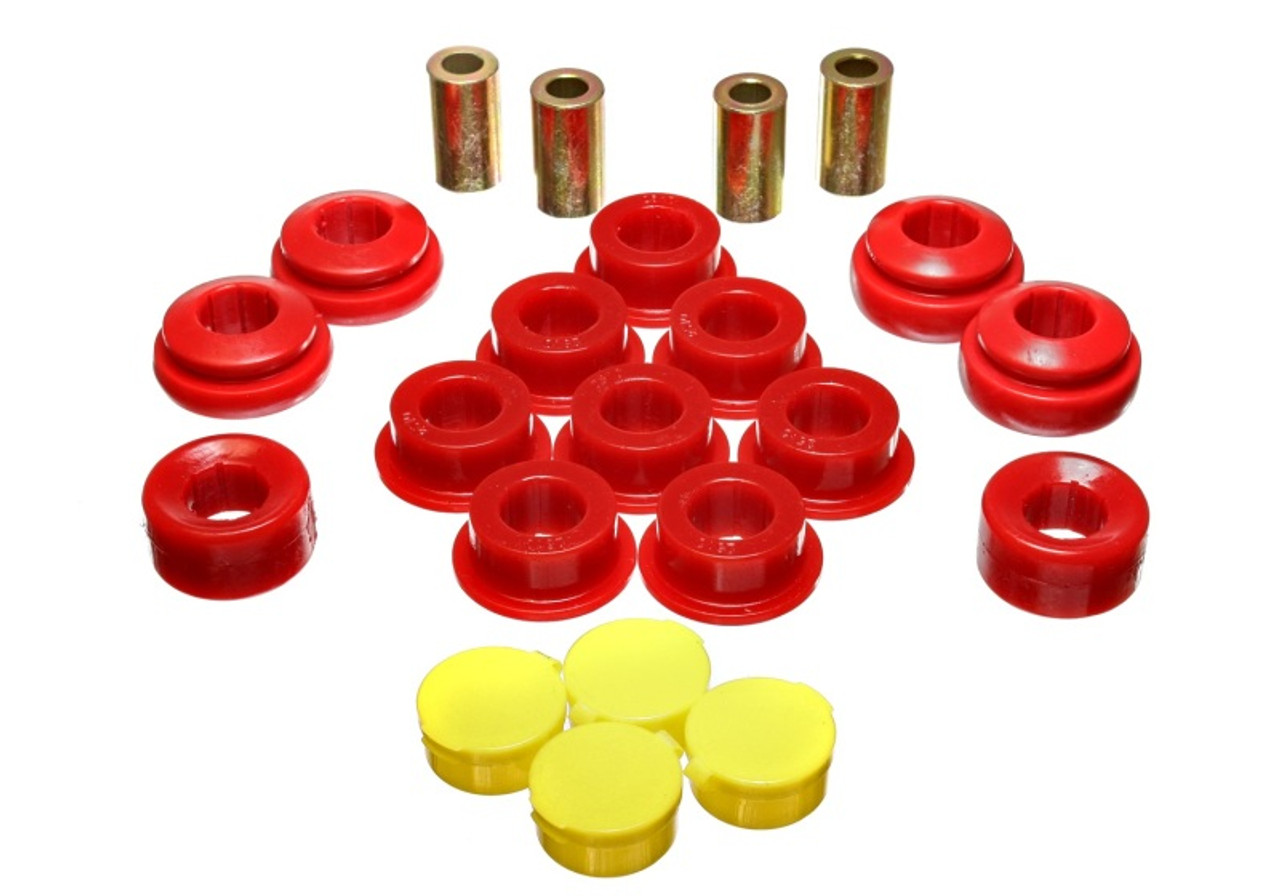Energy Suspension 02-04 Acura RSX (includes Type S) Red Rear Control Arm Bushing Set