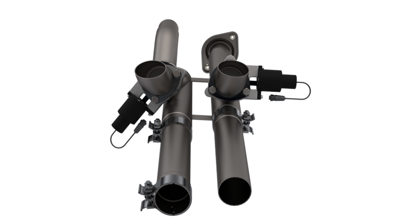 QTP 17-18 Ford Raptor EC/CC 2.5in 304SS Aggressor Cutout Dual Mid Pipes