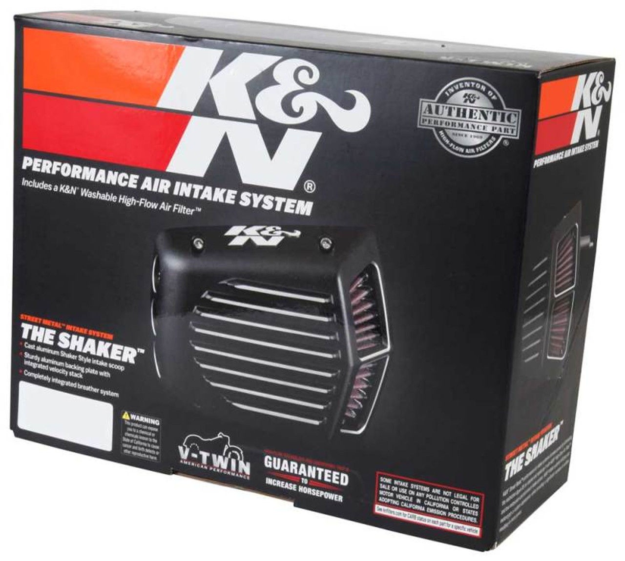 K&N Street Metal Intake System Shaker for 2017 Harley Davidson Touring