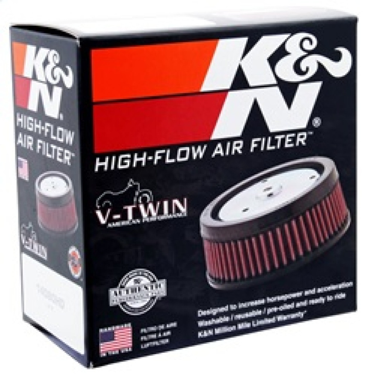 K&N Universal Custom Air Filter - Round 6.25in Base OD 5.531in Top OD 3.25in Height