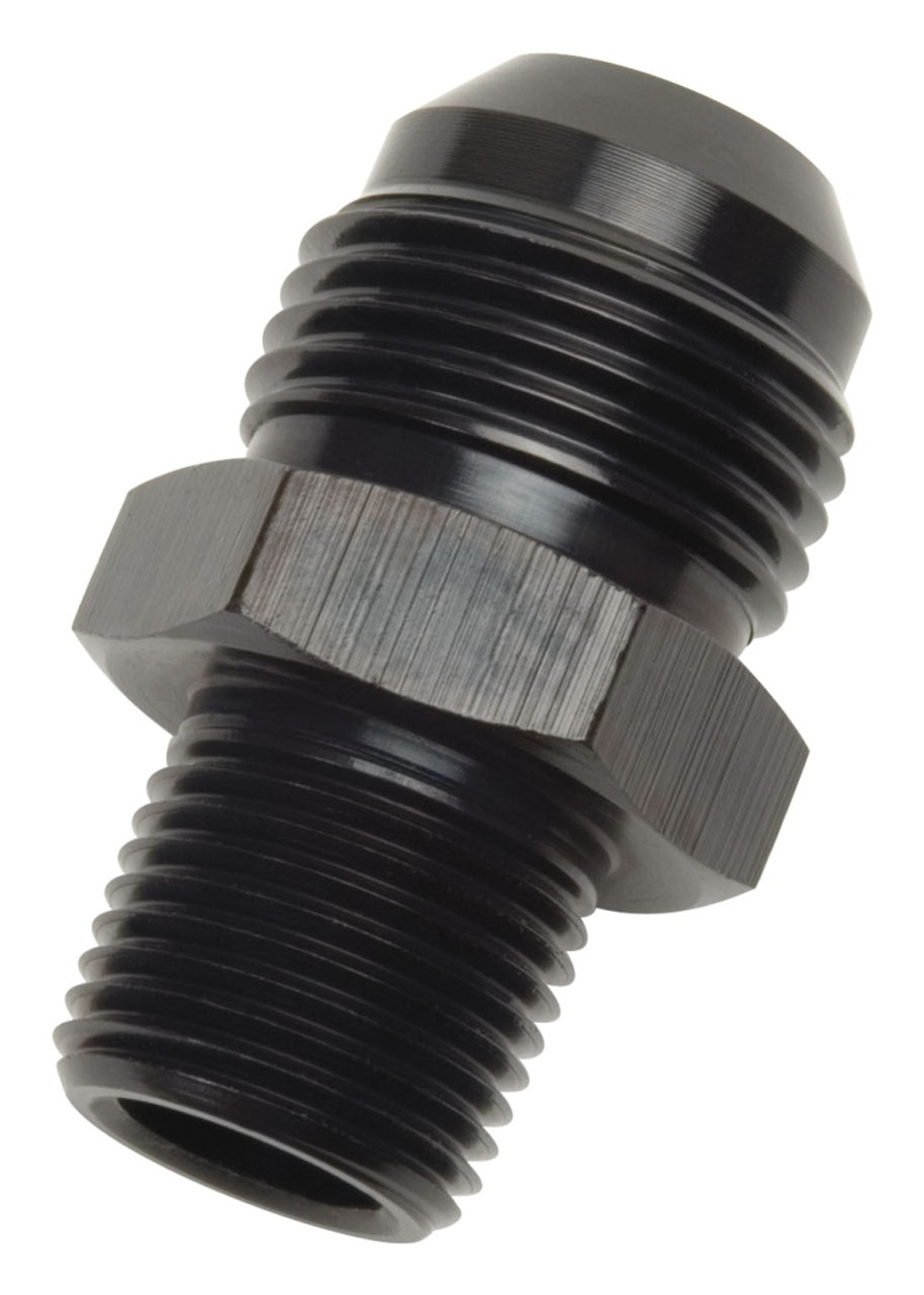 Russell Performance -4 AN to 1/8in NPT Straight Flare to Pipe (Black)