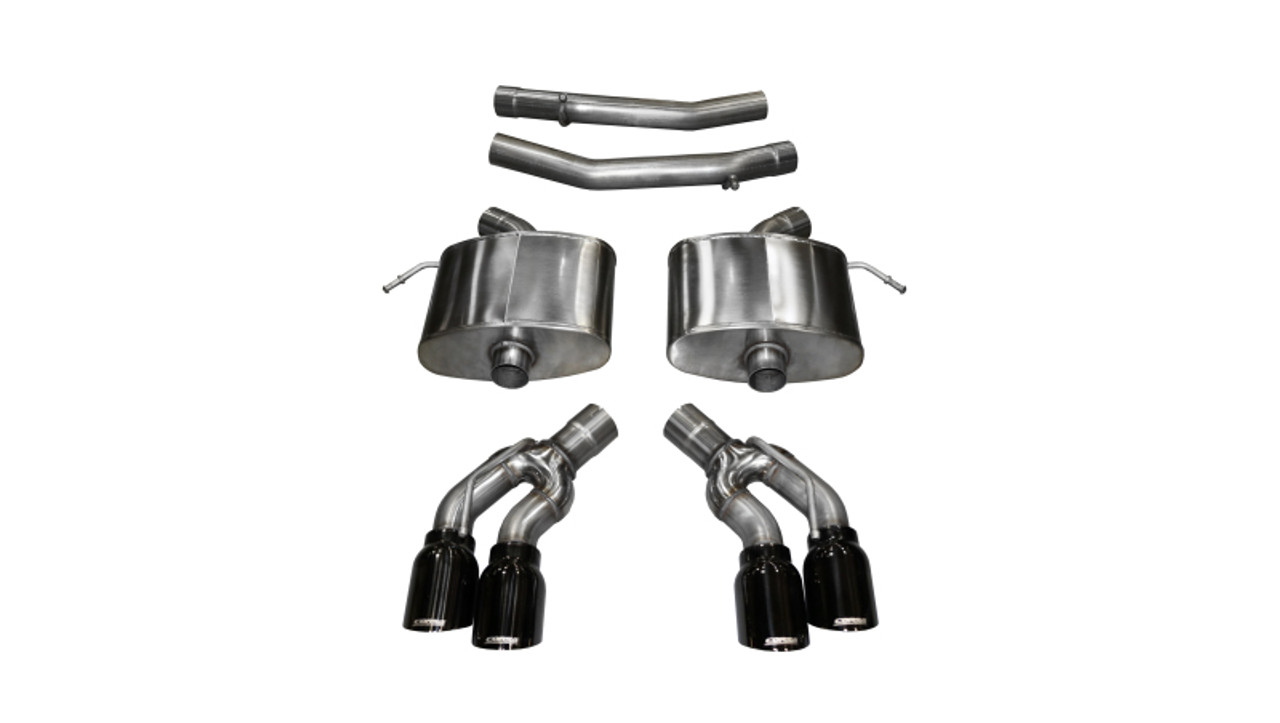 Corsa 2016 Cadillac CTS V 6.2L V8 2.75in Black Xtreme Axle-Back Exhaust