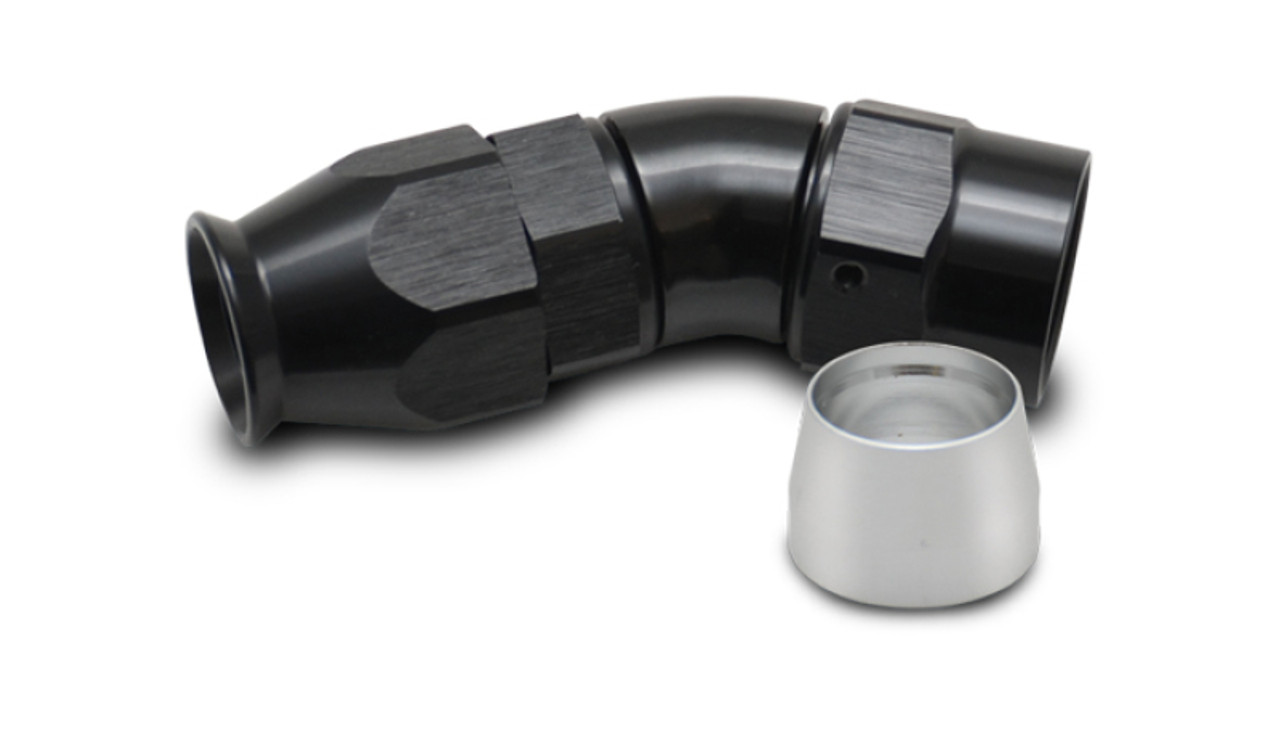 Vibrant -4AN 30 Degree Hose End Fitting for PTFE Lined Hose