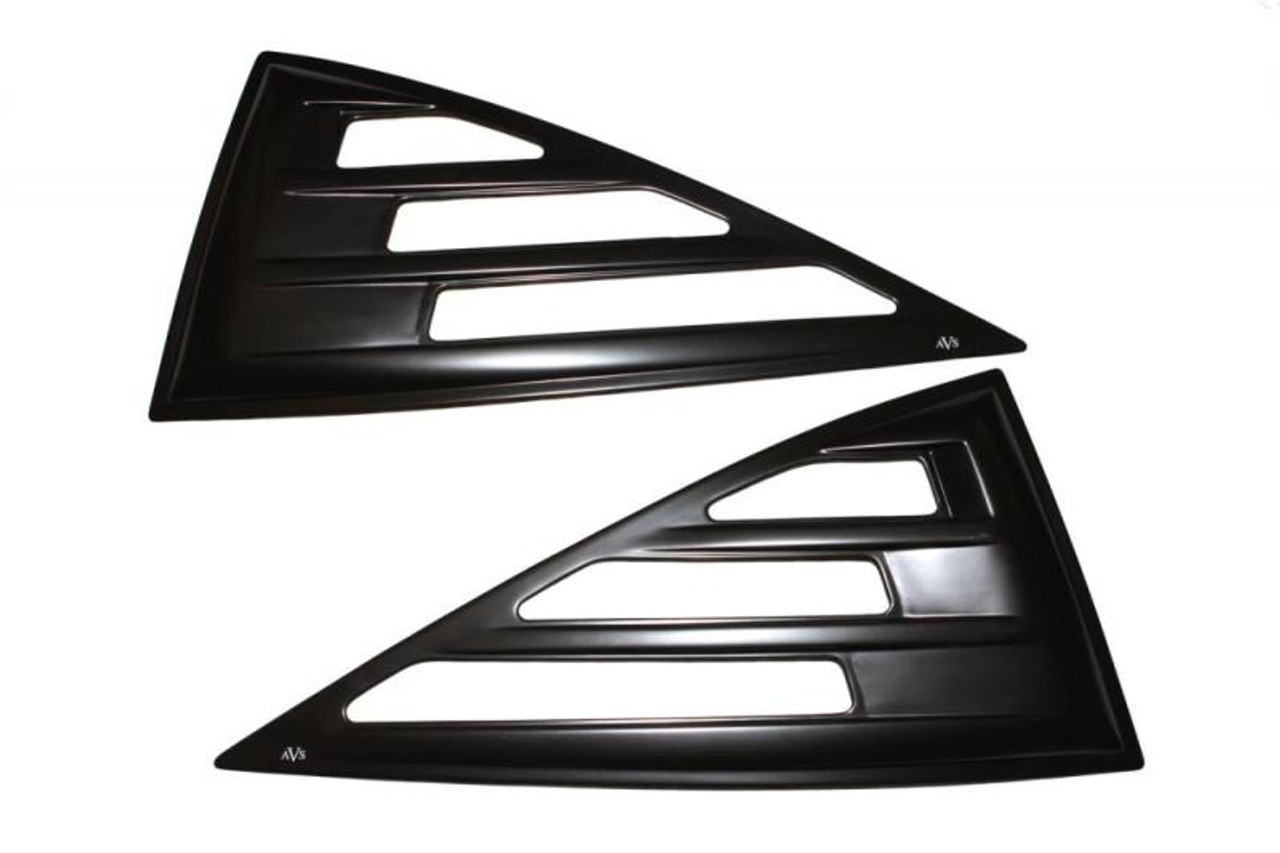 AVS 88-03 Chevy CK Aeroshade Side Window Covers 2pc - Smoke