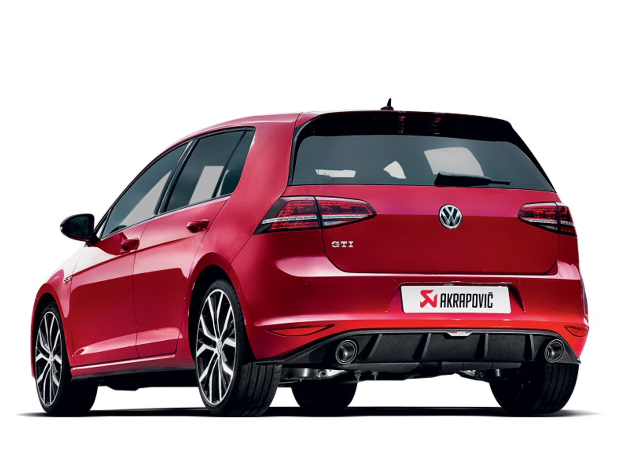 Akrapovic 13-17 Volkswagen Golf GTI (VII) Evolution Race Line w/ Cat (Titanium) w/ Carbon Tips