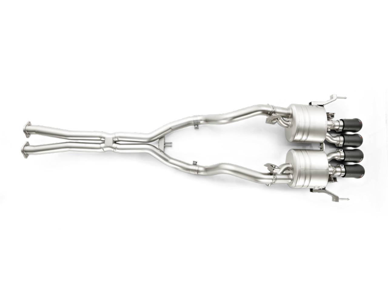 Akrapovic 14-17 Chevrolet Corvette Stingray (C7) Evolution Line Cat Back (Titanium) w/ Carbon Tips