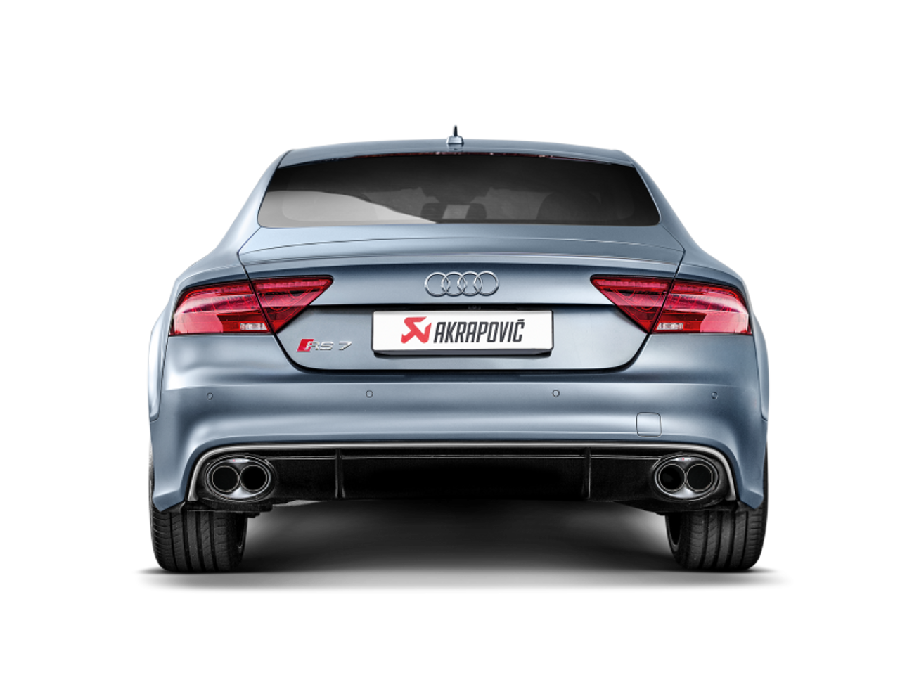 Akrapovic 14-17 Audi RS7 Sportback (C7) Evolution Line Cat Back (Titanium) w/ Carbon Tips