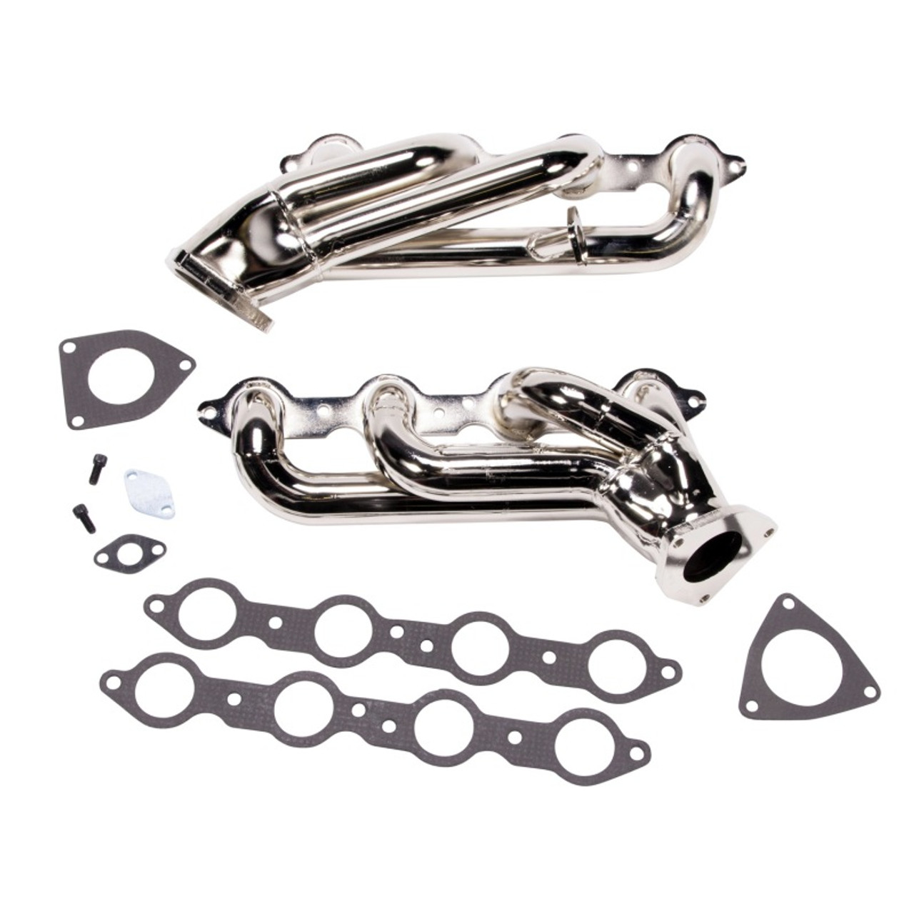 BBK 99-04 GM Truck SUV 6.0 Shorty Tuned Length Exhaust Headers - 1-3/4 Chrome