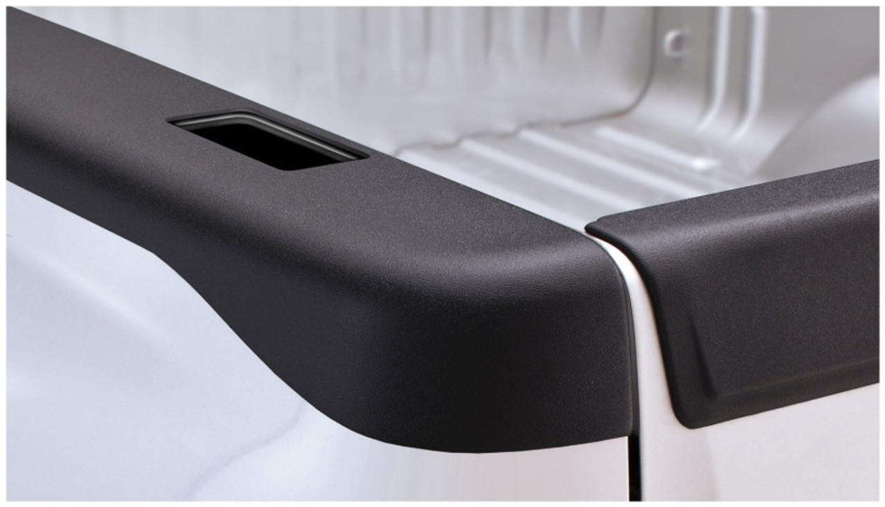Bushwacker 07-13 GMC Sierra 1500 Fleetside Bed Rail Caps 78.7in Bed - Black bus48527