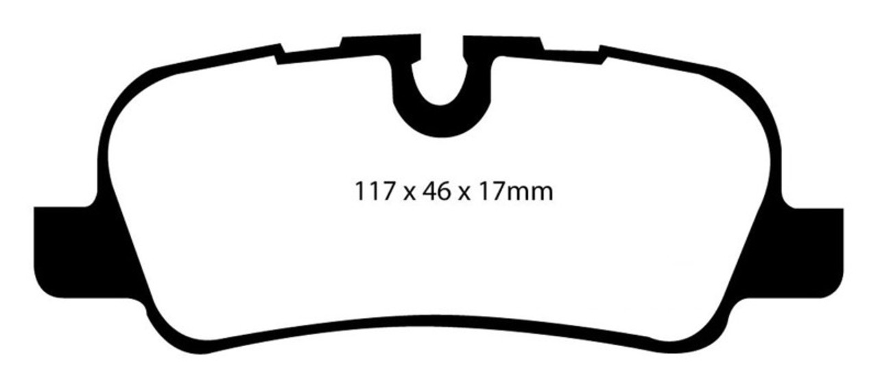 EBC 05-10 Land Rover LR3 4.4 Ultimax2 Rear Brake Pads
