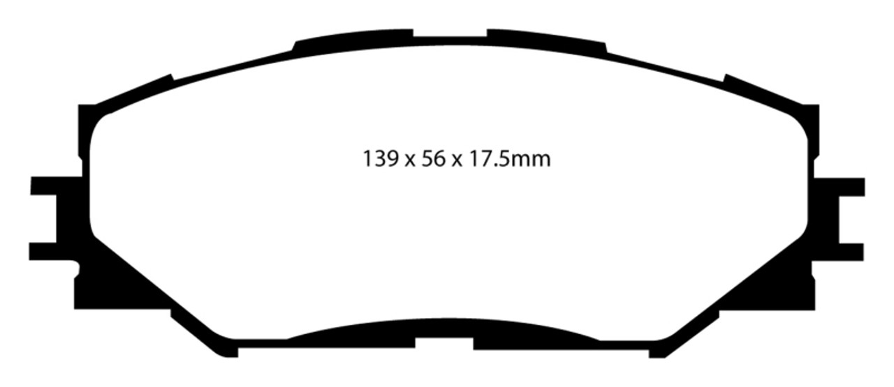 EBC 06-08 Toyota RAV 4 2.4 Greenstuff Front Brake Pads