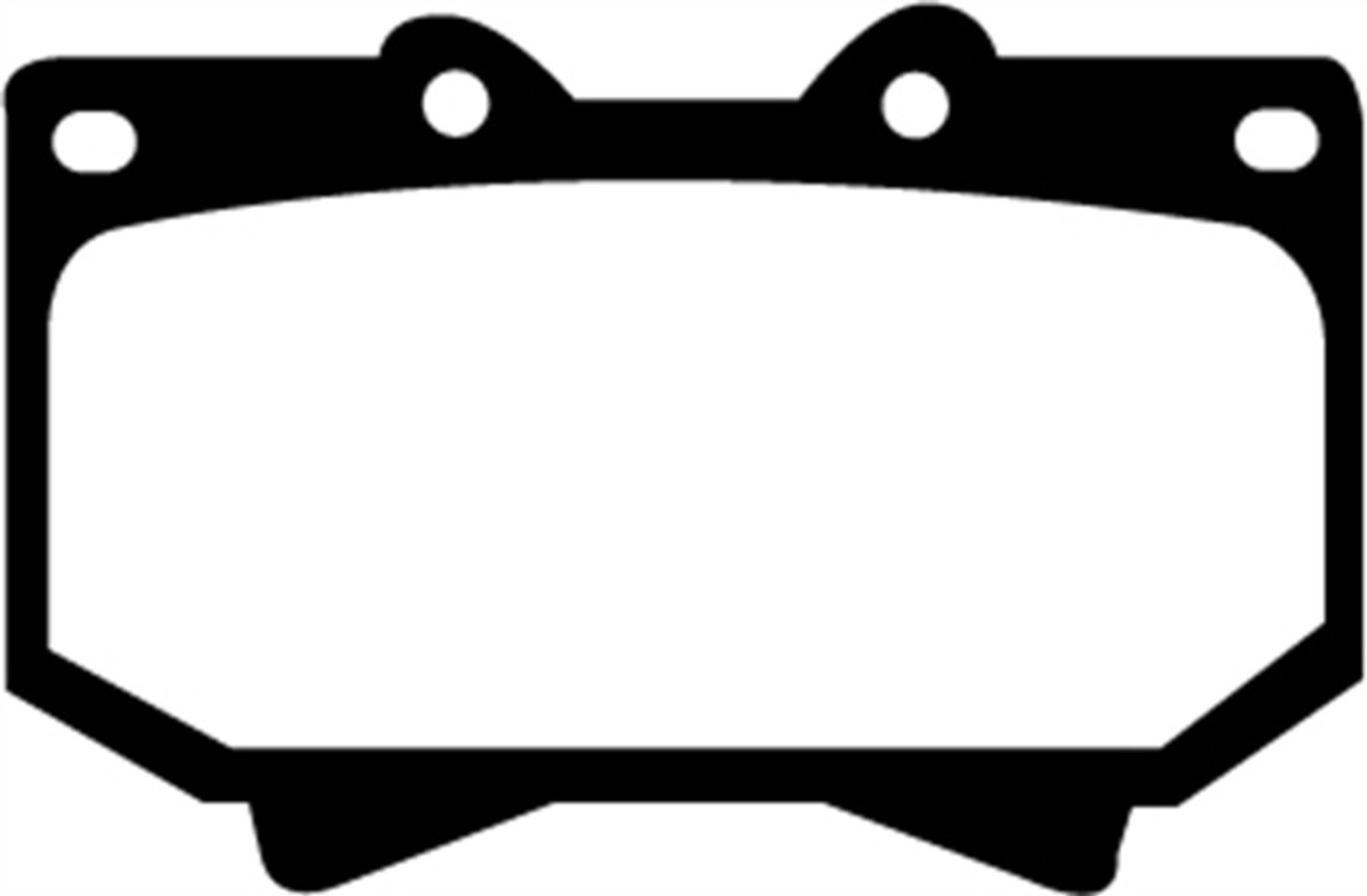 EBC 98-07 Lexus LX470 4.7 Greenstuff Front Brake Pads