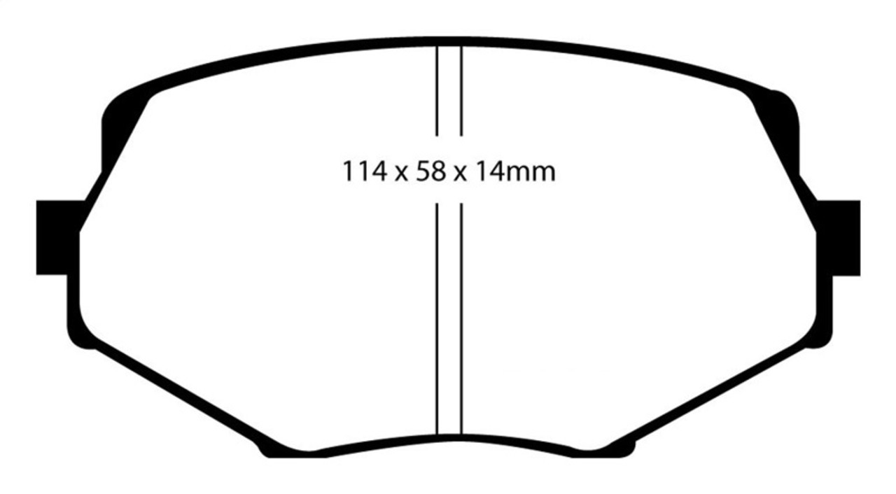 EBC 94-01 Mazda Miata MX5 1.8 Yellowstuff Front Brake Pads