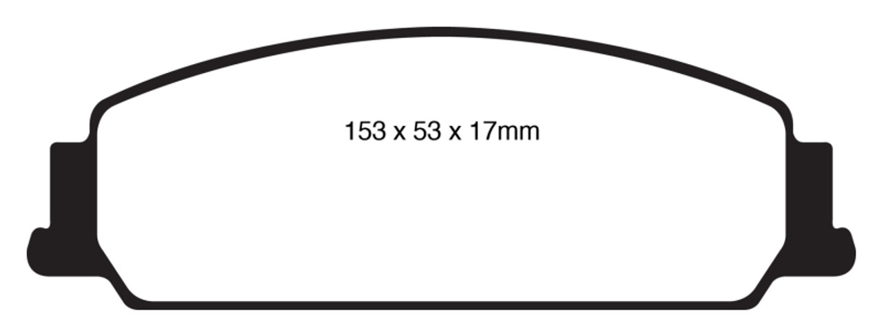 EBC 08-10 Pontiac G8 3.6 Bluestuff Front Brake Pads