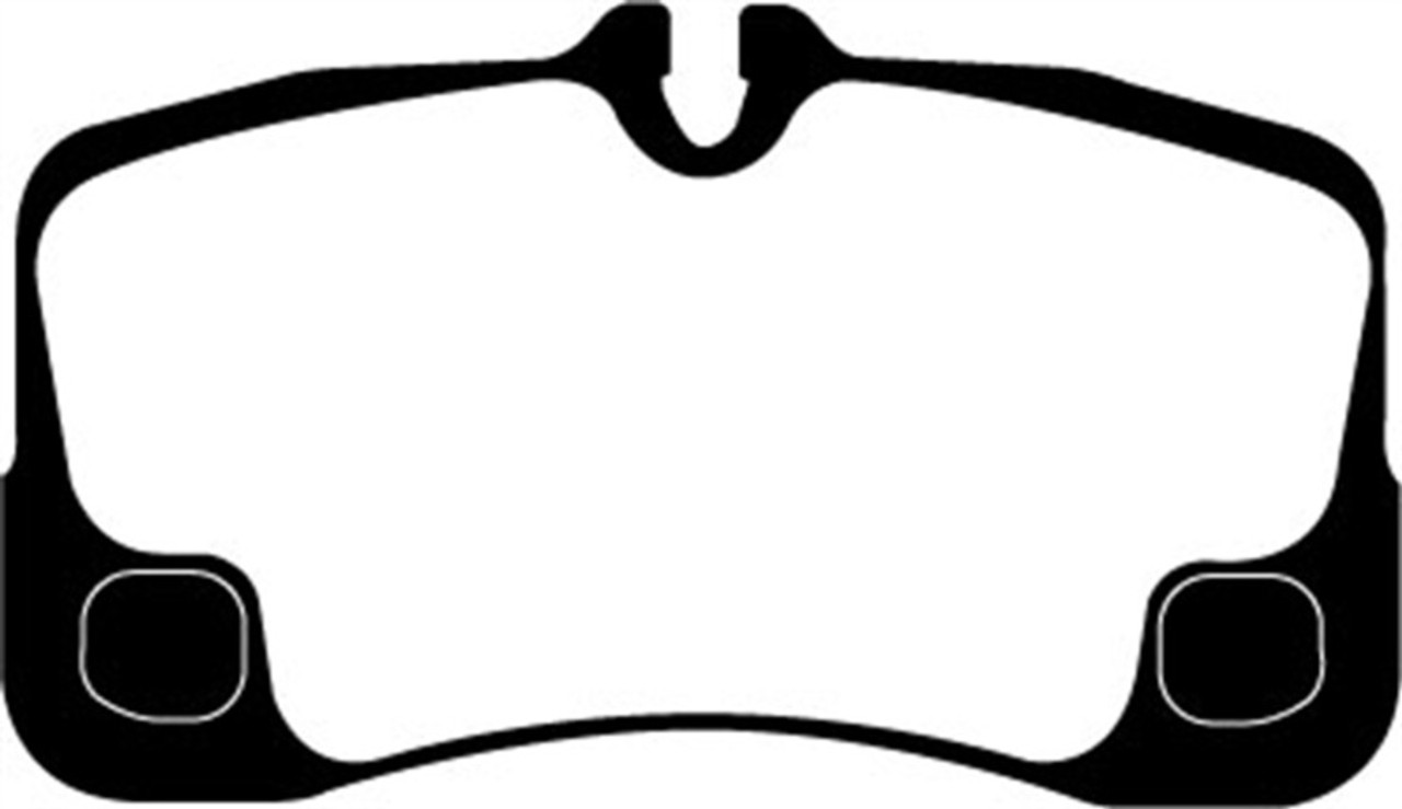 EBC 09-12 Porsche 911 (997) (Cast Iron Rotor only) 3.6 Carrera 2 Redstuff Rear Brake Pads