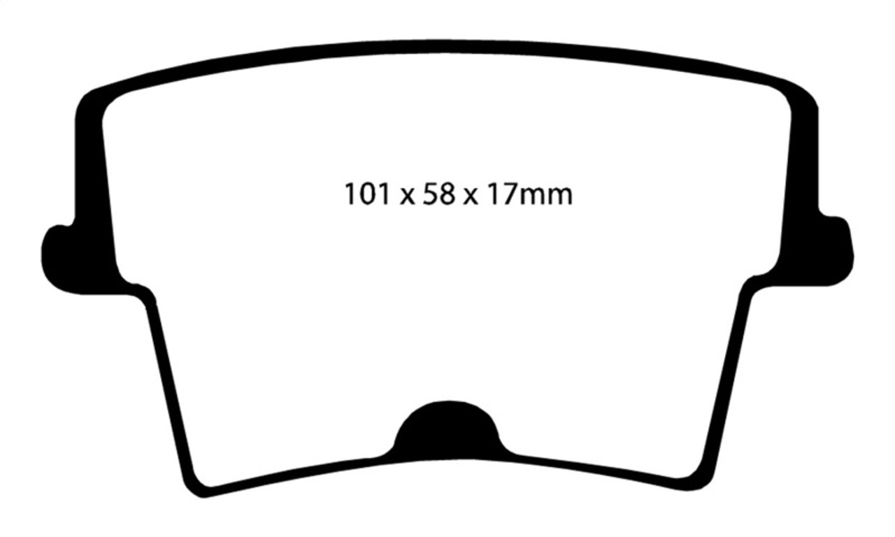 EBC 05-09 Chrysler 300 2.7 Redstuff Rear Brake Pads