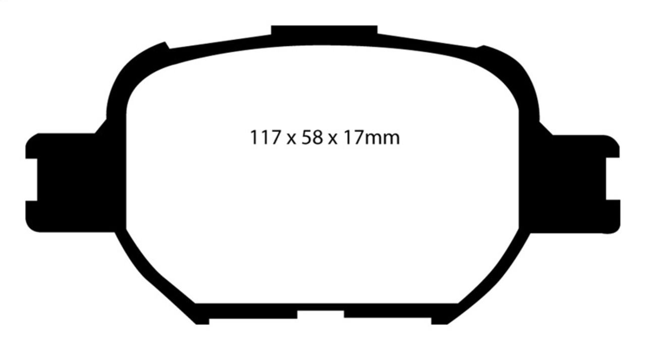 EBC 04-10 Scion TC 2.4 Yellowstuff Front Brake Pads
