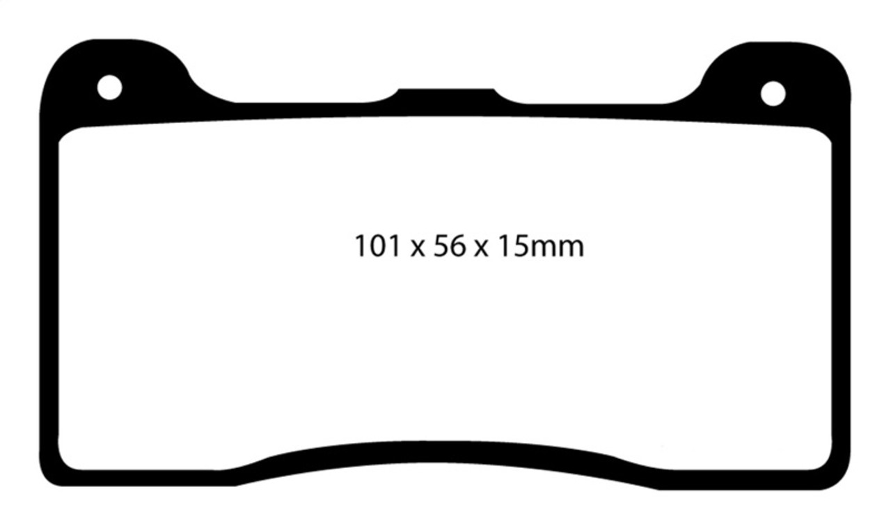 EBC Brakes Yellowstuff Performance Brake Pads ebcDP4039R