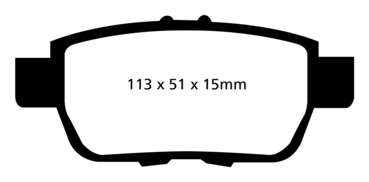 EBC 09-14 Acura TL 3.5 Yellowstuff Rear Brake Pads