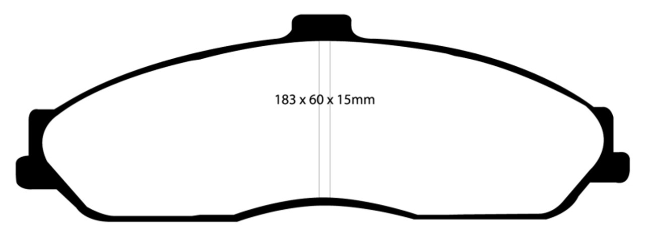 EBC 03-04 Cadillac XLR 4.6 Bluestuff Front Brake Pads