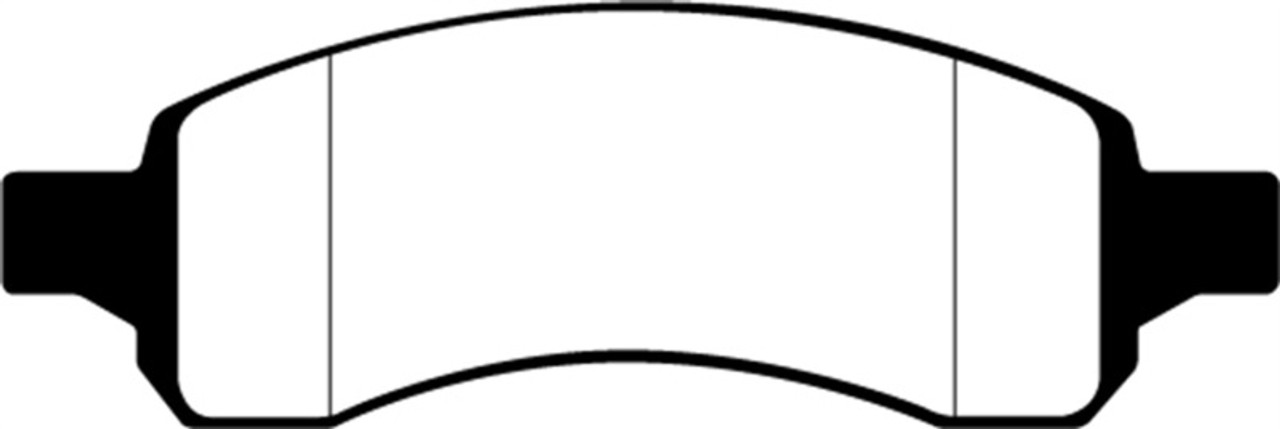 EBC 08+ Chevrolet Traverse 3.6 Greenstuff Front Brake Pads