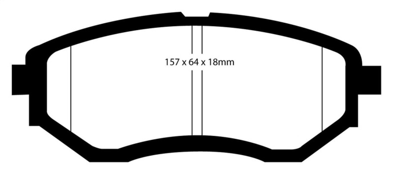 EBC 13+ Subaru Forester 2.0 Turbo Yellowstuff Front Brake Pads