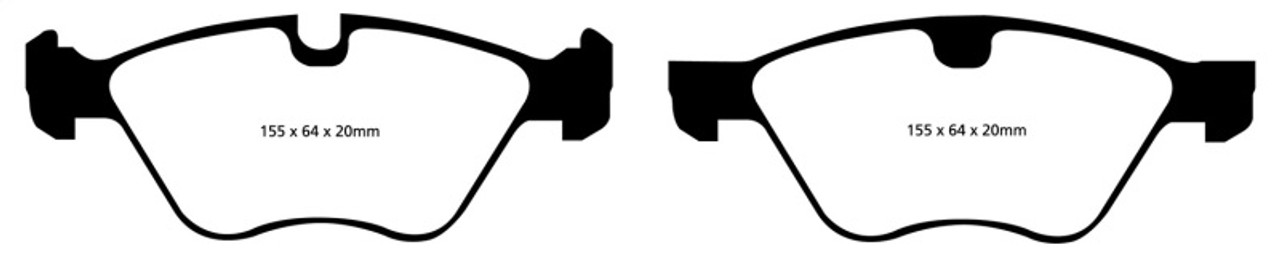 EBC 09+ BMW Z4 3.0 (E89) Redstuff Front Brake Pads