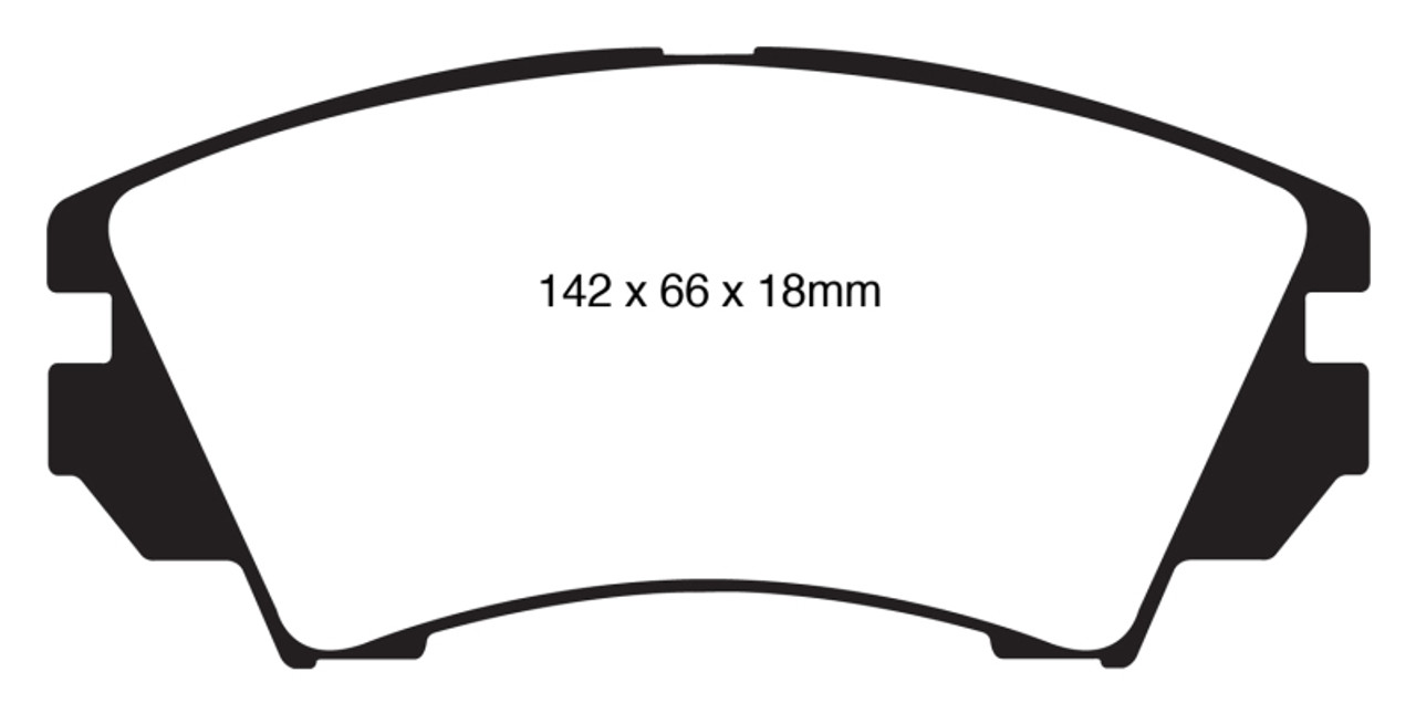 EBC 10+ Buick Allure (Canada) 3.0 Redstuff Front Brake Pads