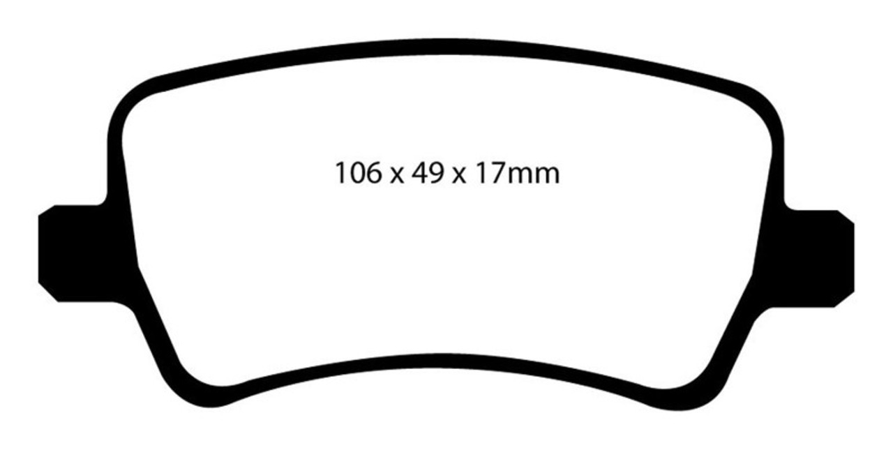EBC 13-15 Land Rover LR2 2.0 Turbo Ultimax2 Rear Brake Pads