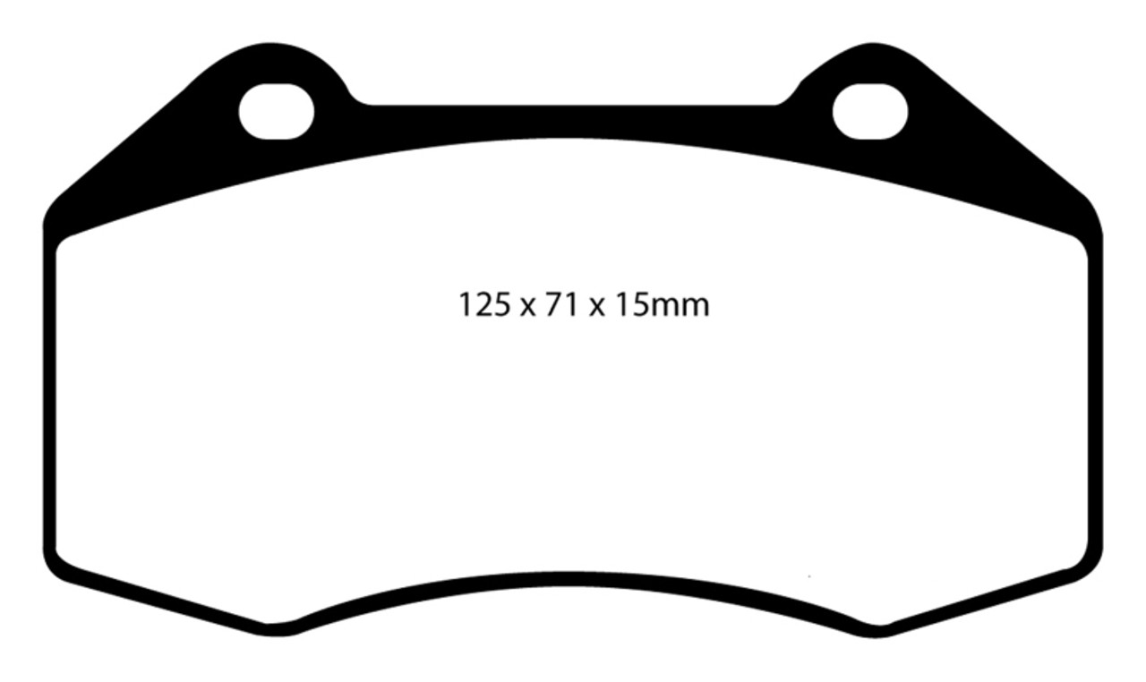 EBC 07-08 Chevrolet Cobalt 2.0 Supercharged (SS) Yellowstuff Front Brake Pads