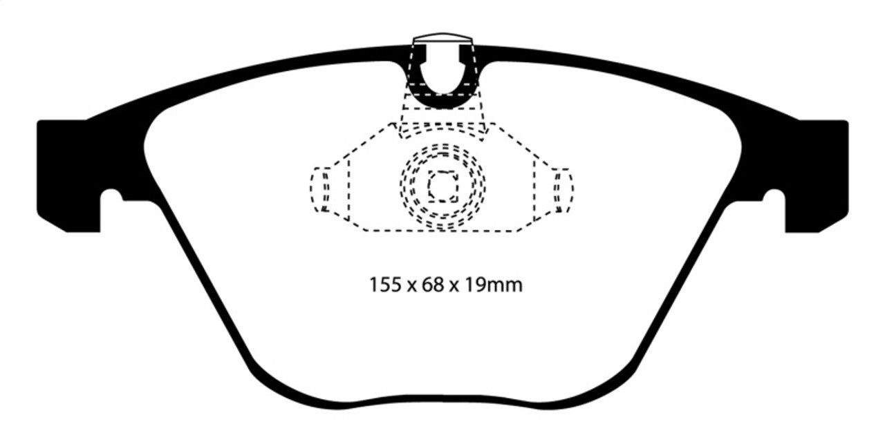 EBC 08-10 BMW M3 4.0 (E90) Yellowstuff Front Brake Pads