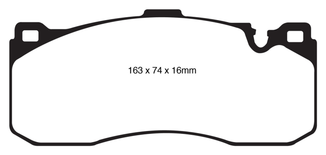 EBC 08-10 BMW 135 3.0 Twin Turbo Greenstuff Front Brake Pads