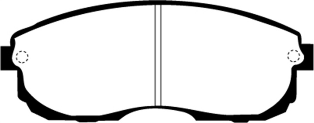 EBC 99-01 Infiniti G20 2.0 Greenstuff Front Brake Pads