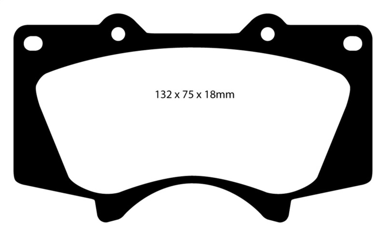 EBC 10+ Lexus GX460 4.6 Greenstuff Front Brake Pads ebcDP61657