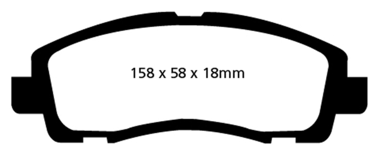 EBC 09-14 Acura TL 3.5 Greenstuff Front Brake Pads