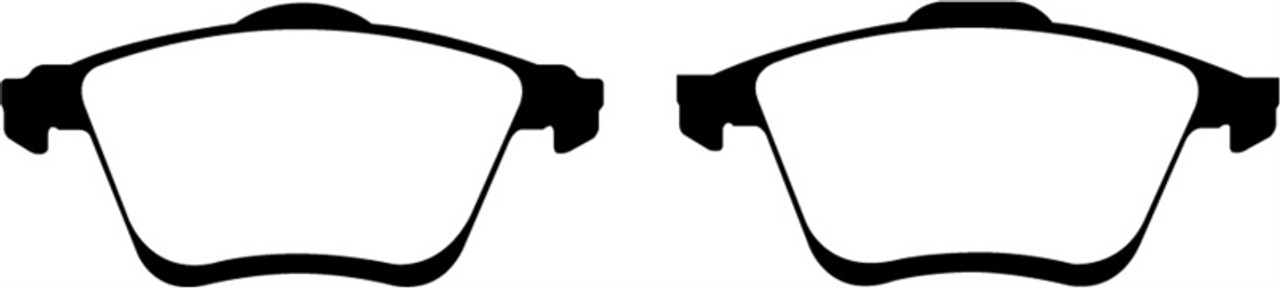 EBC 06-09 Mazda 6 2.3 Turbo (Mazdaspeed) Greenstuff Front Brake Pads