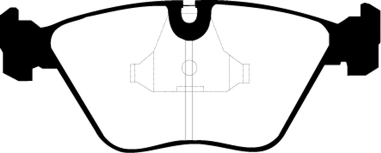 EBC 89-91 Audi 200 2.2 Turbo (ATE) Yellowstuff Front Brake Pads