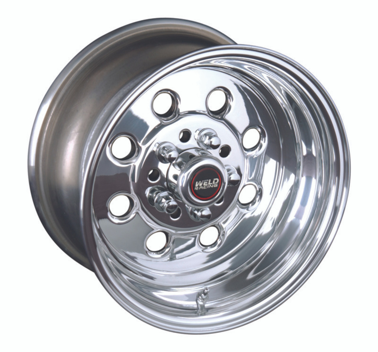 Weld Draglite 15x3.5 / 4x108 & 4x4.5 BP / 1.375in. BS Polished Wheel - Non-Beadlock